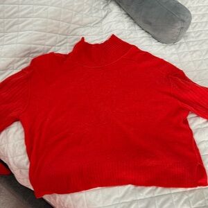 Cashmere mock turtleneck sweater